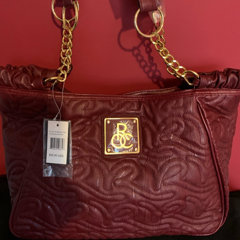 Rocawear Designer large red tote by Jay Z